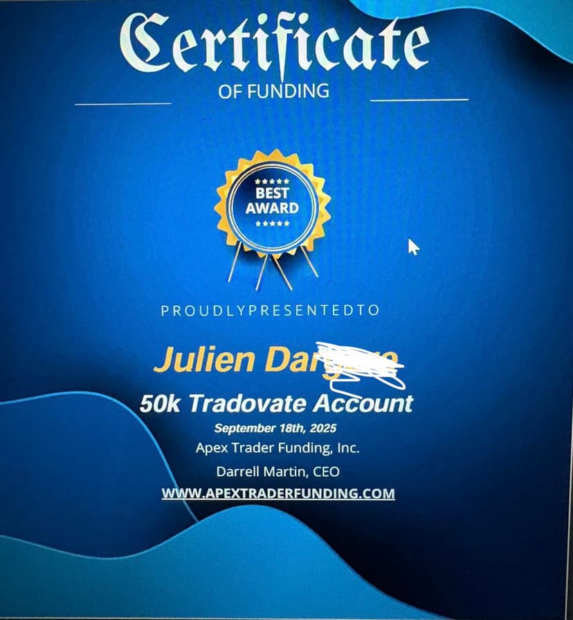 Certificat membre Elite Hustlers